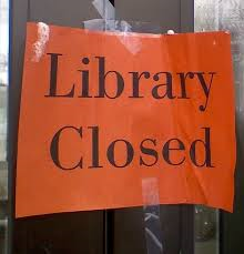 cierre de biblioteca